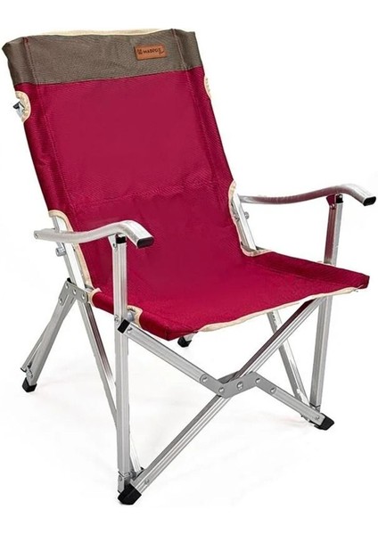 Dachuan Katlanır Kamp Sandalyesi Bordo