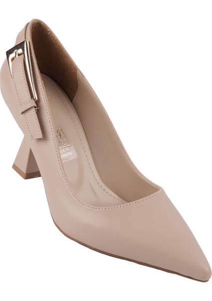 25BY220.4008 Bej Cılt Stıletto Topuklu Ayakkabı fiyatları