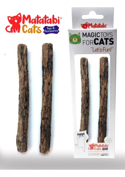 Luxury Stick Medium Doğal Kedi Çiğneme Çubuğu, Kedi Oyuncağı 2'li (Kedi Otu/nanesi Değildir) 1 Adet fiyatları