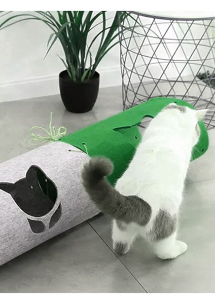 Luxury Kedi Tüneli 3 Lü Eklenebilir Fonksiyonel Evcil Hayvan Oyuncağı Tüneli Md8 1 Adet