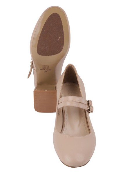 25BY220.4101 Sıyah Cılt Stıletto Topuklu Ayakkabı fırsatları