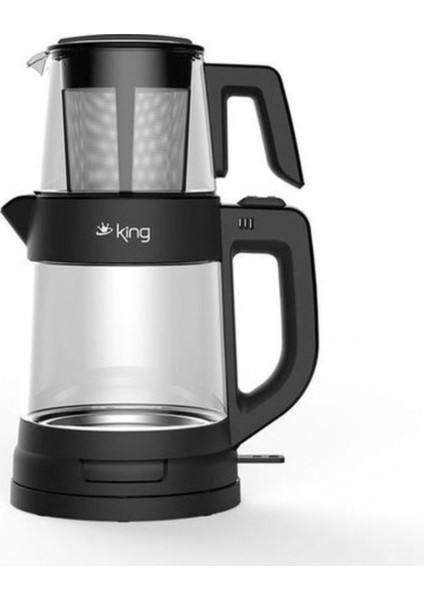 KCM330 Tea Pro Cam Çay Makinesi Siyah