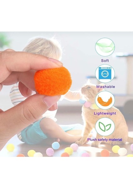 Luxury Interaktif Eğitici Kedi Köpek Topu Oyuncağı Kedi Topu Fırlatıcı Kedi Köpek Oyuncağı 1 Adet