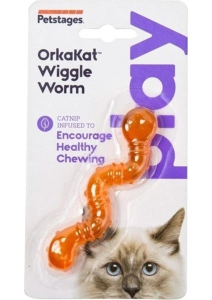 Luxury Orka Cat Wiglle Worm Catnipli Kedi Oyuncağı 1 Adet