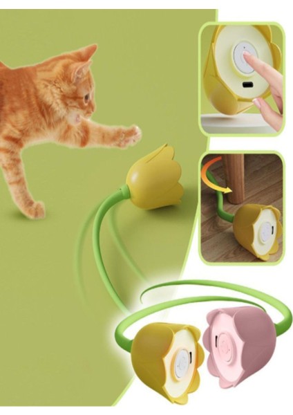 Luxury Renetic Hareketli Çiçek Kedi Oyuncağı 1 Adet