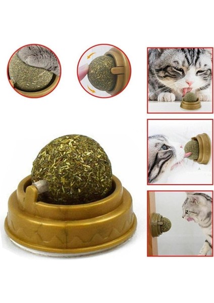 Luxury Catnipli Yenilebilir Kedi Nanesi Otu Oyun Topu Oyuncağı 1 Adet fiyatları