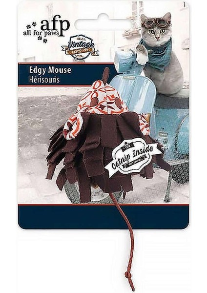 Luxury Vintage Cat - Peluş Fare Oyuncak 673143 1 Adet