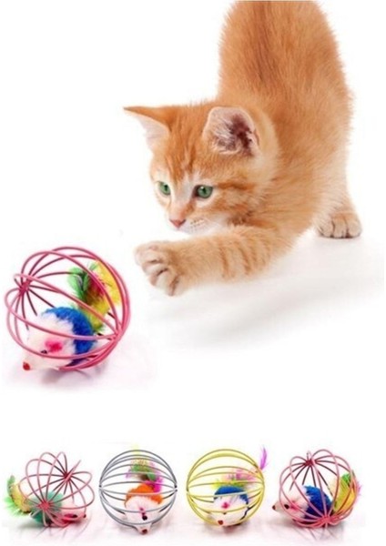 Luxury Kafesli Kedi Oyuncağı 1 Adet