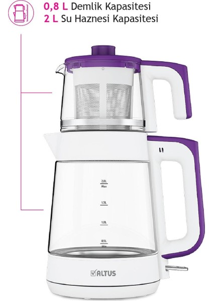 Al 796 B Cam Çay Makinesi Beyaz fırsatları