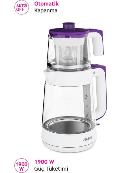 Al 796 B Cam Çay Makinesi Beyaz indirimleri