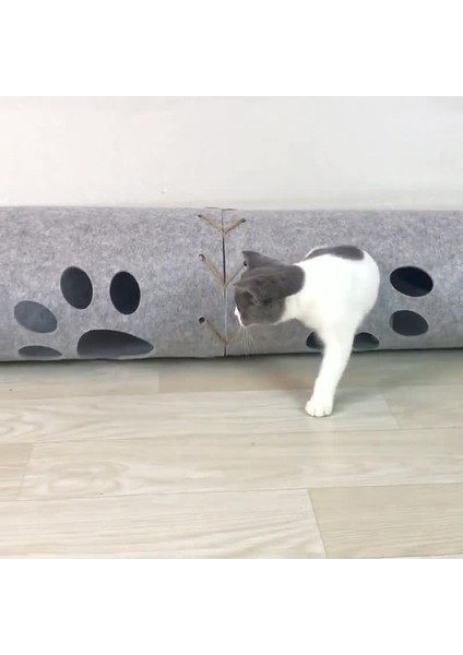 Luxury Kedi Tüneli 3 Lü Eklenebilir Fonksiyonel Evcil Hayvan Oyuncağı Tüneli Md9 1 Adet