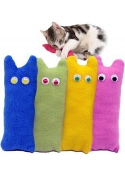 Luxury Oynar Gözlü Kedi Oyun ve Uyku Yastığı 19X8 cm 1 Adet