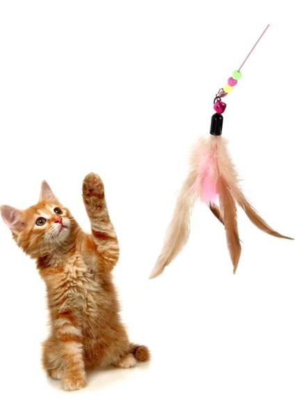 Luxury Kedi Oyun Oltası 90 cm Renkli Tüylü Kedi Oyuncağı 1 Adet modelleri