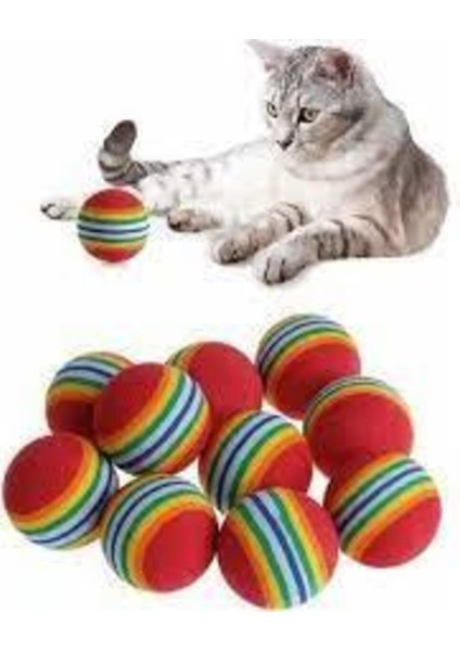 Luxury Kedi Oyuncağı Sünger Top Jetsepet 1 Adet