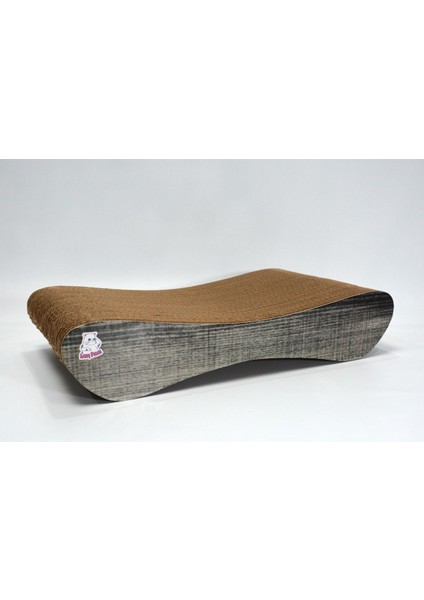Luxury Kedi Tırmalama Kanepesi – Karton Kedi Tırmalama – Yatay Tırmalama - Small (43X24X8,5 Cm) - Antrasit 1 Adet modelleri