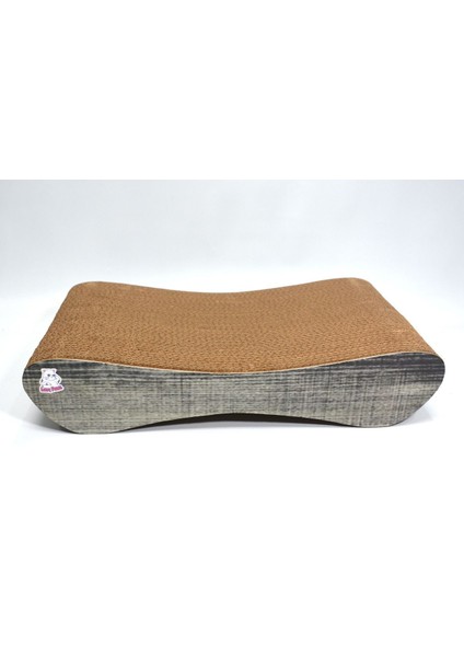Luxury Kedi Tırmalama Kanepesi – Karton Kedi Tırmalama – Yatay Tırmalama - Small (43X24X8,5 Cm) - Antrasit 1 Adet indirimleri