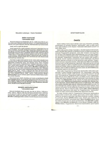 Mevahibi Ledünniyye Imamı Kastalani Ilahi Rahmet Hz. Muhammedin Hayatı Siyer Kitabı 1136 Sayfa fırsatları