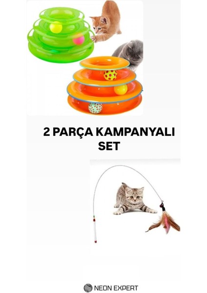 Luxury Kedi Oyuncak Seti 2 Parça 1 Adet