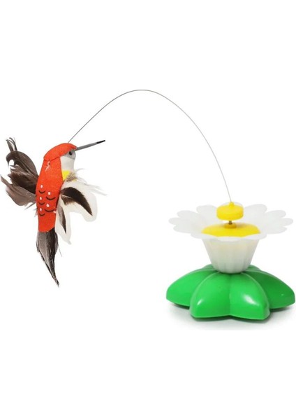 Luxury Evcil Hayvan Kuş Başlıklı Kelebek Oyuncak 1 Adet