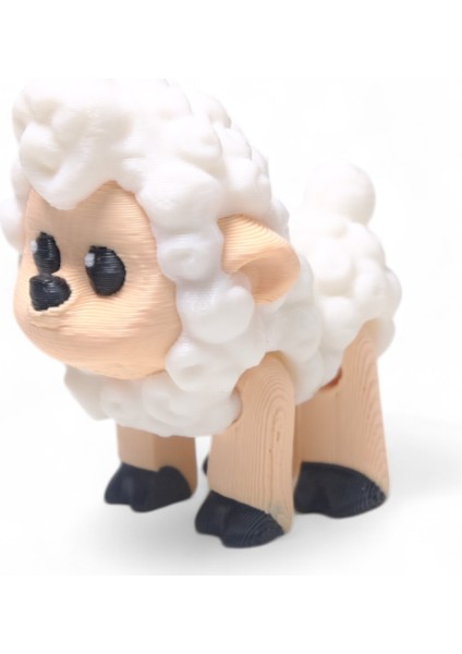 Hareketli Mini Kuzu Figür