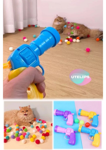 Luxury Kedi Mini Ponpon Oyunları Streç Peluş Top Oyuncaklar Kedi Malzemeleri Evcil Hayvan Oyuncağı 20 Toplu 1 Adet