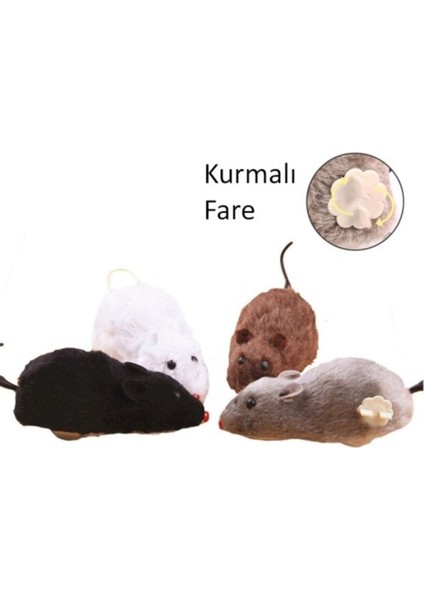 Luxury Kurmalı Fare Kedi Eğitim Oyuncağı 1 Adet
