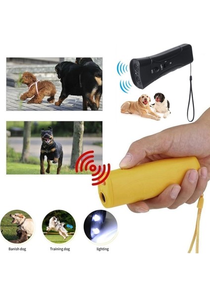 Luxury Ultrasonik Köpek Kovucu ve Eğitici Cihaz 1 Adet