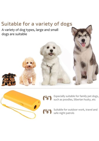 Luxury Ultrasonik Köpek Kovucu ve Eğitici Cihaz 1 Adet