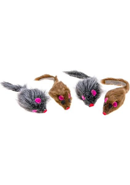 Luxury Karlıe Peluş Fare Siyah Beyaz 5 cm 492113 1 Adet