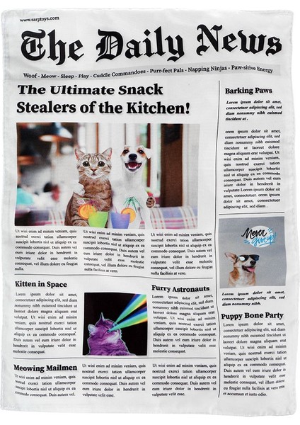 Luxury The Daily News Hışırtılı Sayfa 1 Adet
