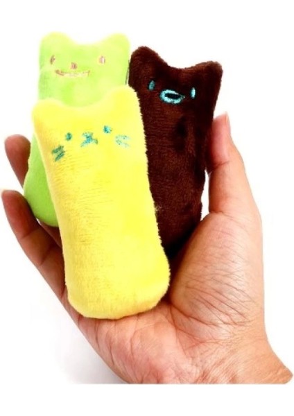 Luxury Kedi Otu Dolgulu Renkli Peluş Oyuncak 1 Adet