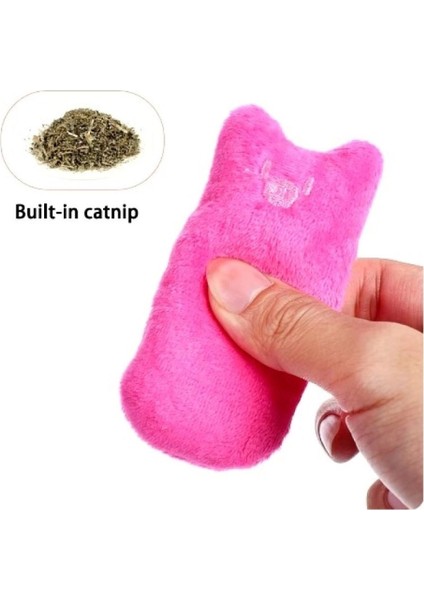 Luxury Kedi Otu Dolgulu Renkli Peluş Oyuncak 1 Adet