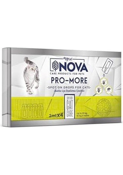 Luxury Mycat Nova Kedi 2ml 4ADET 10KG Kediye Kadar 1 Adet