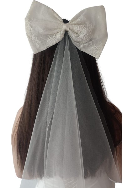 ,krem,zarif, Fransız Danteli, Gelin Duvak,after Parti