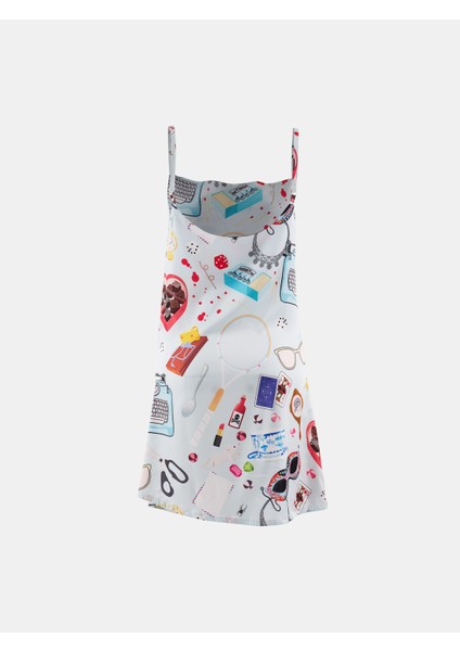 Saten Askılı Elbise Gecelik Memory Desen fırsatları