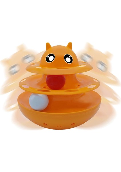 Luxury Nunbell Shaking Circular Turntable Cat And Dog Toy 1 Adet indirimleri