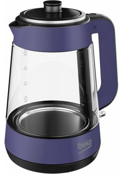 cm 5964 W Mor 1900 W Cam Demlikli Çay Makinesi