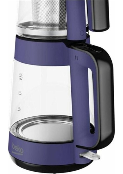 cm 5964 W Mor 1900 W Cam Demlikli Çay Makinesi