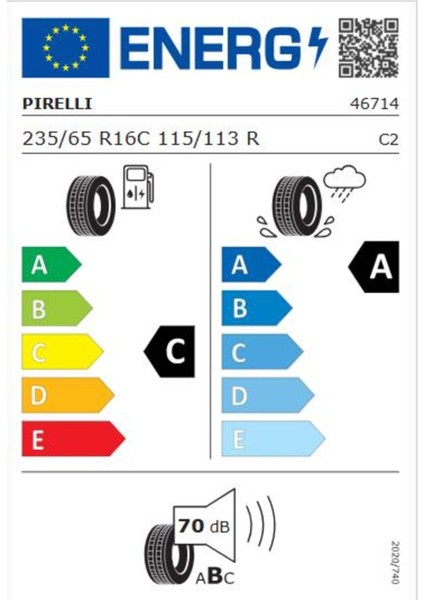 235/65 R16C 115R Carrier Oto Yaz Lastiği (ÜRETIM:2025)
