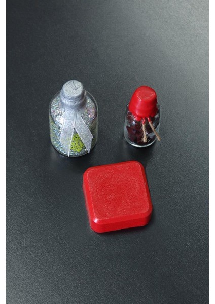 Mühürcüm Şişe Mühürleme Kalıp Mum Mührü 1 kg Kırmızı Renk