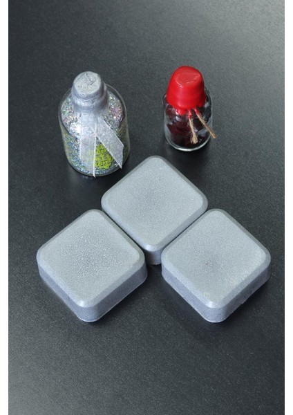 Mühürcüm Şişe Mühürleme Kalıp Mum Mührü 1 kg Gümüş Renk