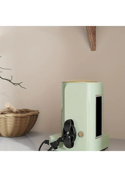 4 Adet Siyah Airfryer Elektrikli Ürün Kablo Sarma Toplama Aparatı