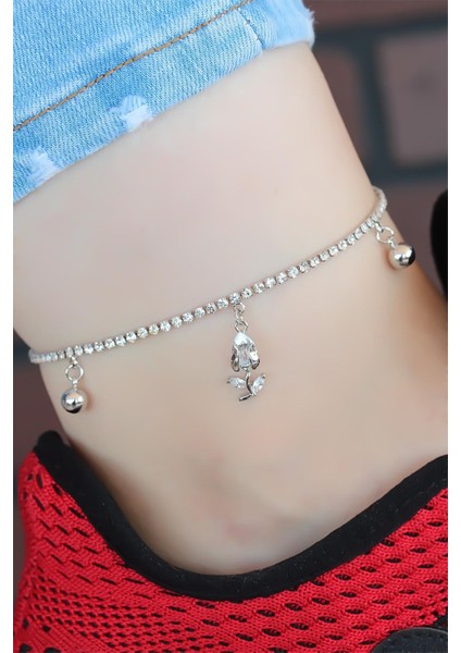 Zirkon Taşlı Silver Renk Kaplama Hal Hal