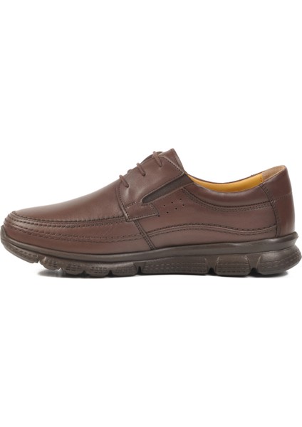 Kahve Ortopedik Deri Casual Günlük Ayakkabı 9Y501 M fiyatları