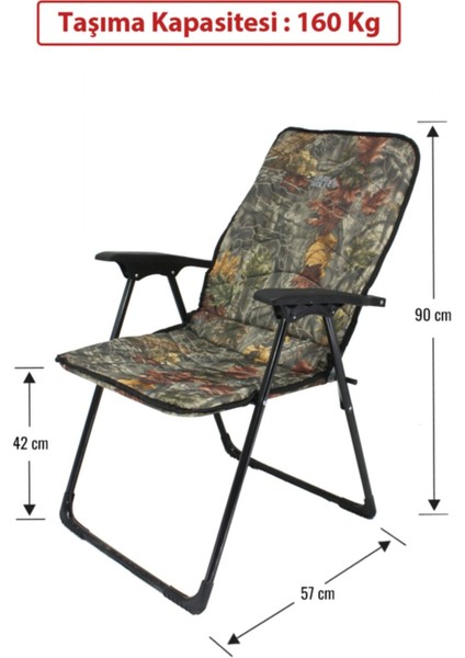 Kahverengi Katlanır Masalı Kamp Sandalyesi modelleri