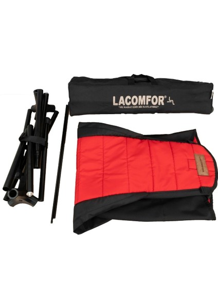 Sallanır Katlanabilir Kamp ve Plaj Sandalyesi | Taşınabilir Rahat Sandalye - Kırmızı indirimleri