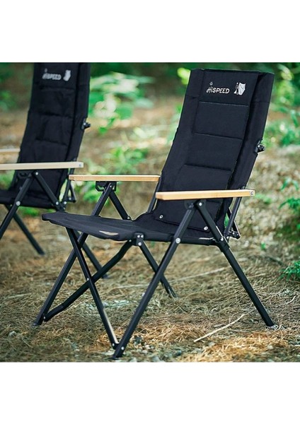 Hispeed Katlanır Modern Ve Ergonomik Balkon Teras Ve Kamp Sandalyesi Siyah Taşıma Çantalı fiyatları
