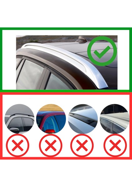 Dacia Lodgy Mpv (2012-2022) Için Kilitlenebilir Araca Özel Portbagaj Barları - Ara Atkı/tavan Taşıma Barları 2li Set (Gri)