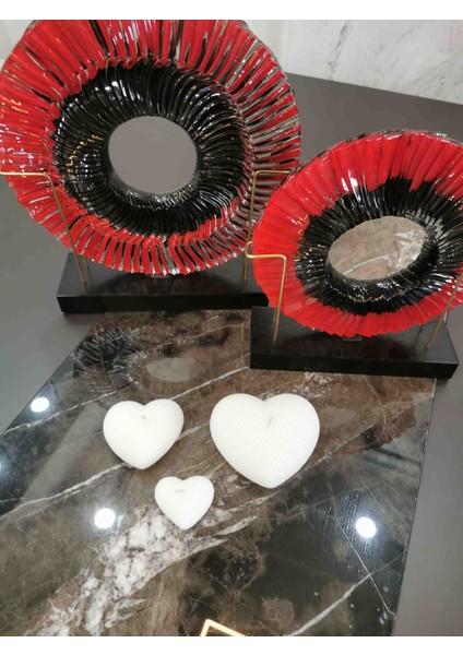 Iv Blue Purple Valentine's Day 3 Boy Beyaz Hearted Kalpli Mum