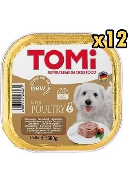 Pate Kümes Hayvanlı Köpek Konservesi 300 gr x 12 Adet